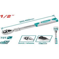 Total THT106128L 1/2" Extendable Ratchet Wrench - KHM Megatools Corp.
