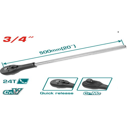 Total THT106346 3/4" Ratchet Wrench / Handle - KHM Megatools Corp.