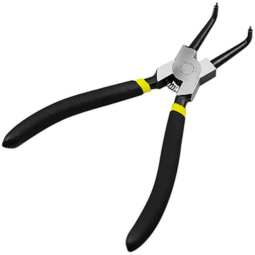 Stanley 84-274 Snap Ring Pliers / Circlip Pliers (Internal Bent Tip) - KHM Megatools Corp. Stanley 84-274 Snap Ring Pliers / Circlip Pliers (Internal Bent Tip) - KHM Megatools Corp.