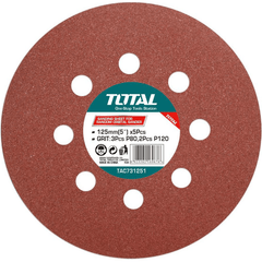 Total TAC731251 Velcro Sanding Disc 5" (5pcs) | Total by KHM Megatools Corp.
