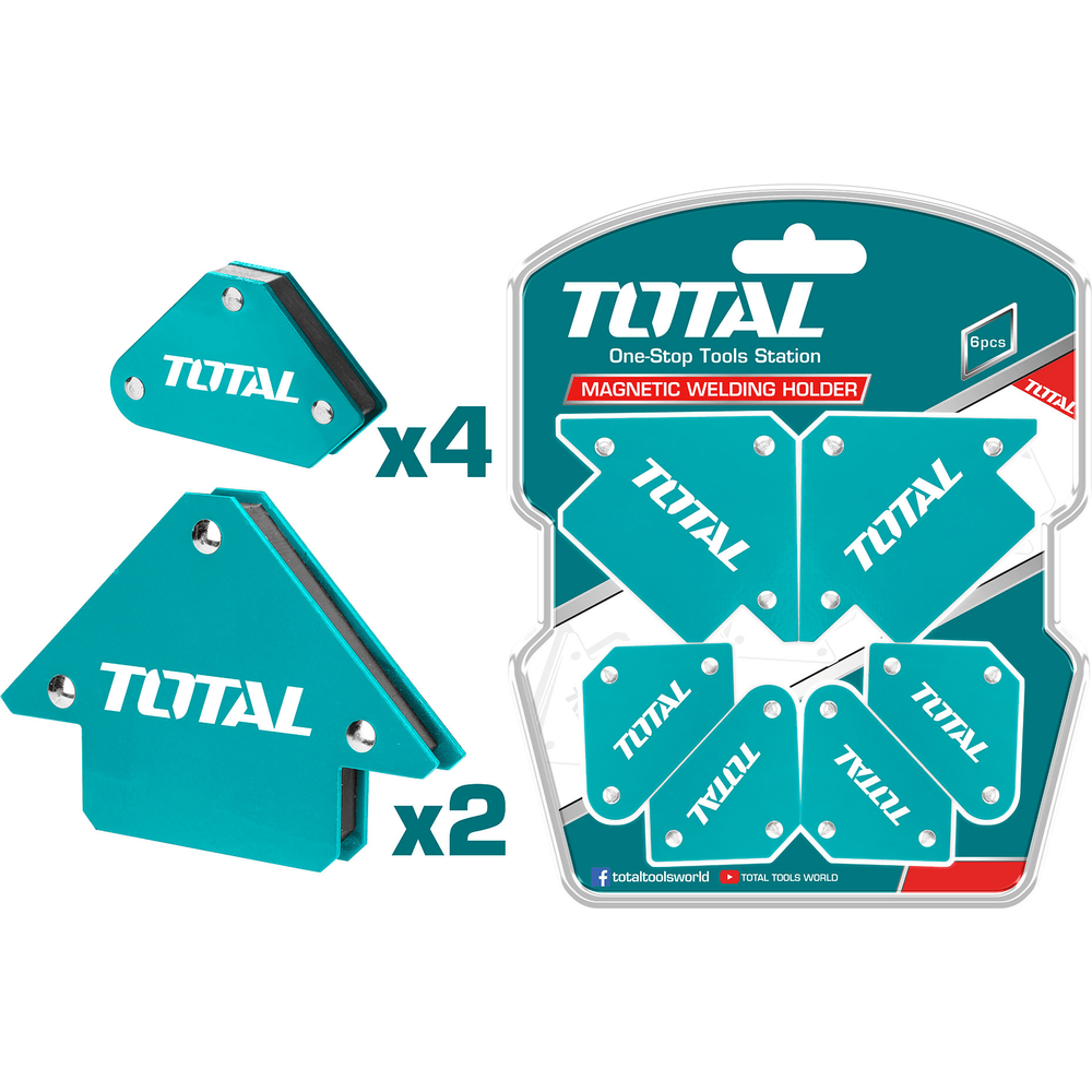 Total TAMWH6002 Magnetic Welding Holder Set / Welding Magnet Set | Total by KHM Megatools Corp. Total TAMWH6002 Magnetic Welding Holder Set / Welding Magnet Set | Total by KHM Megatools Corp.