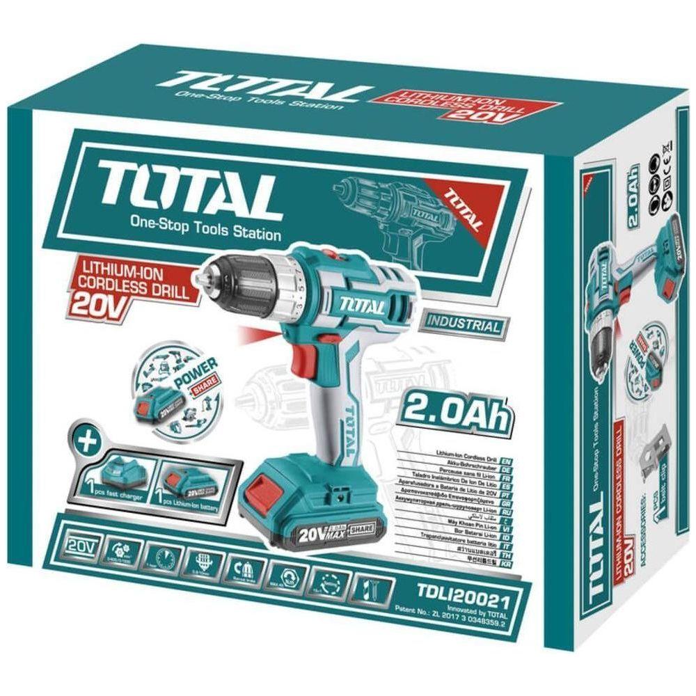 Total TDLI20021 20V Cordless Drill / Driver - Goldpeak Tools PH Total Total TDLI20021 20V Cordless Drill / Driver - Goldpeak Tools PH Total