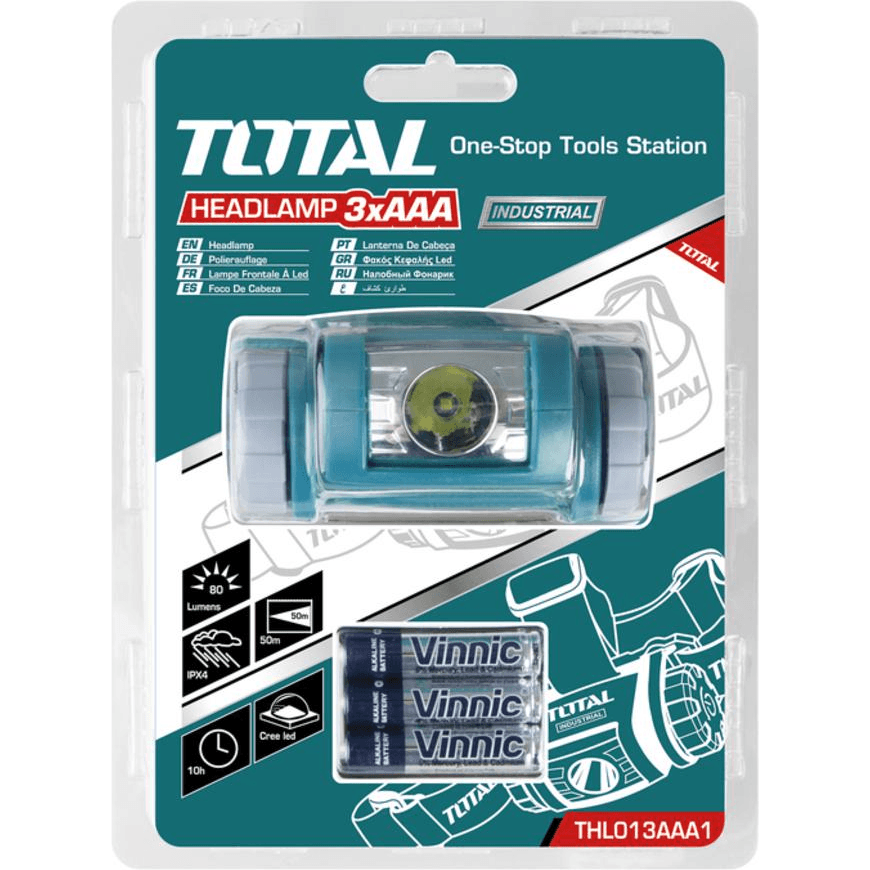 Total THL013AAA2 Head Lamp / Head Light - Goldpeak Tools PH Total