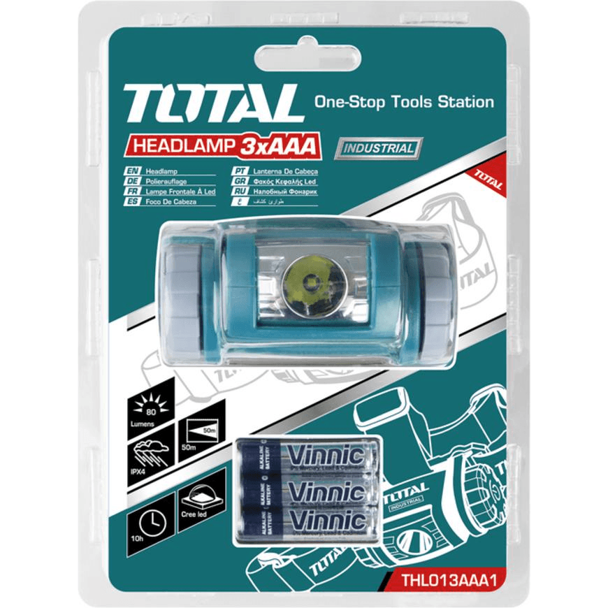 Total THL013AAA2 Head Lamp / Head Light - Goldpeak Tools PH Total Total THL013AAA2 Head Lamp / Head Light - Goldpeak Tools PH Total