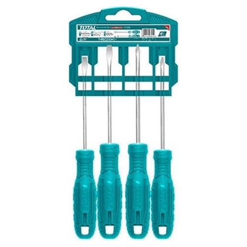 Total THTDC250401 4pcs Screwdriver Set | Total by KHM Megatools Corp. Total THTDC250401 4pcs Screwdriver Set | Total by KHM Megatools Corp.