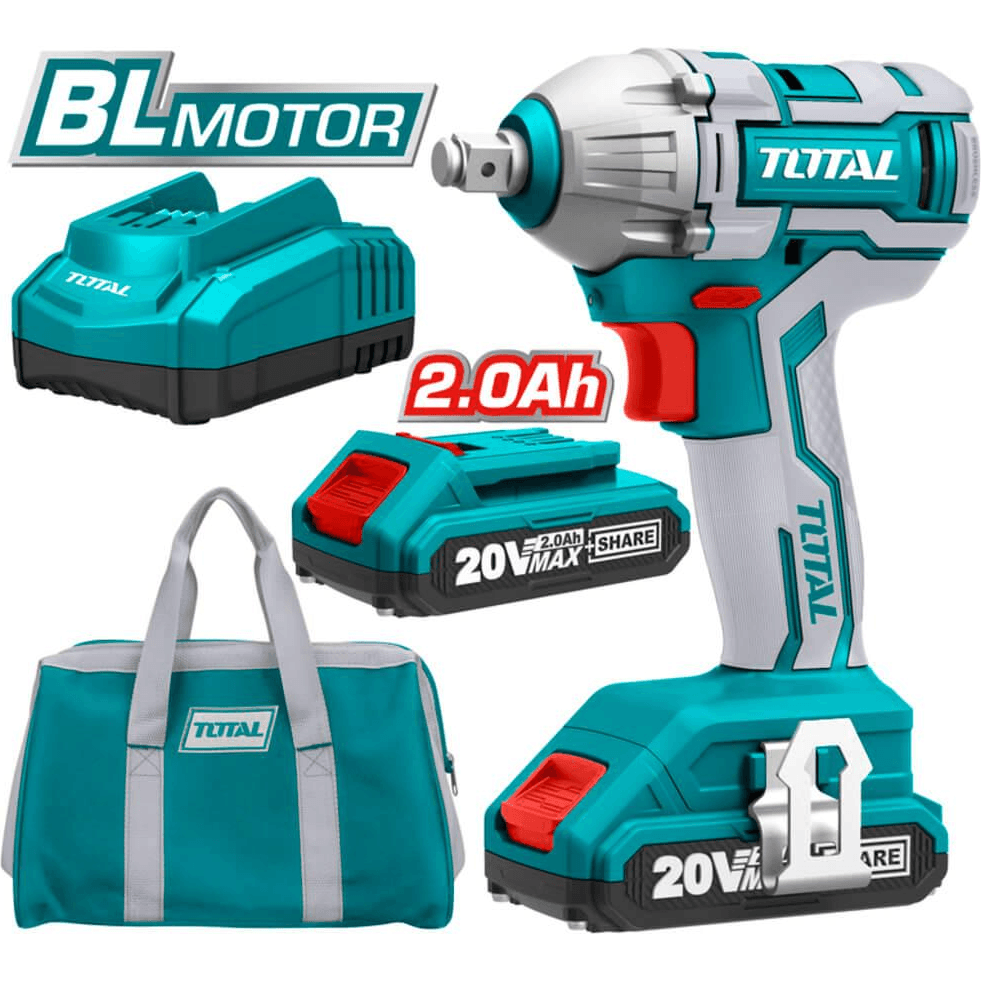 Total TIWLI2001 20V Cordless Impact Wrench - Goldpeak Tools PH Total Total TIWLI2001 20V Cordless Impact Wrench - Goldpeak Tools PH Total