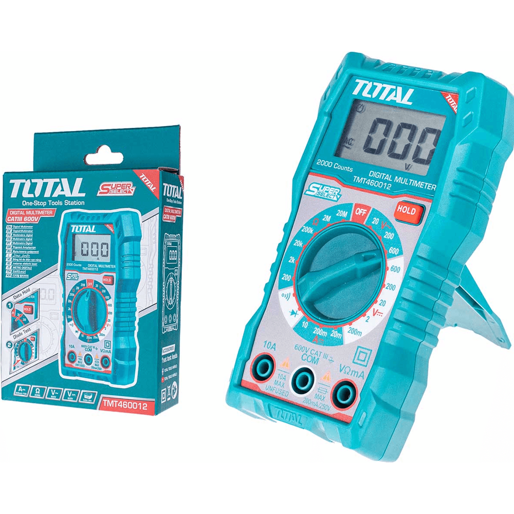 Total TMT460012 Digital Multimeter / Tester | Total by KHM Megatools Corp. Total TMT460012 Digital Multimeter / Tester | Total by KHM Megatools Corp.
