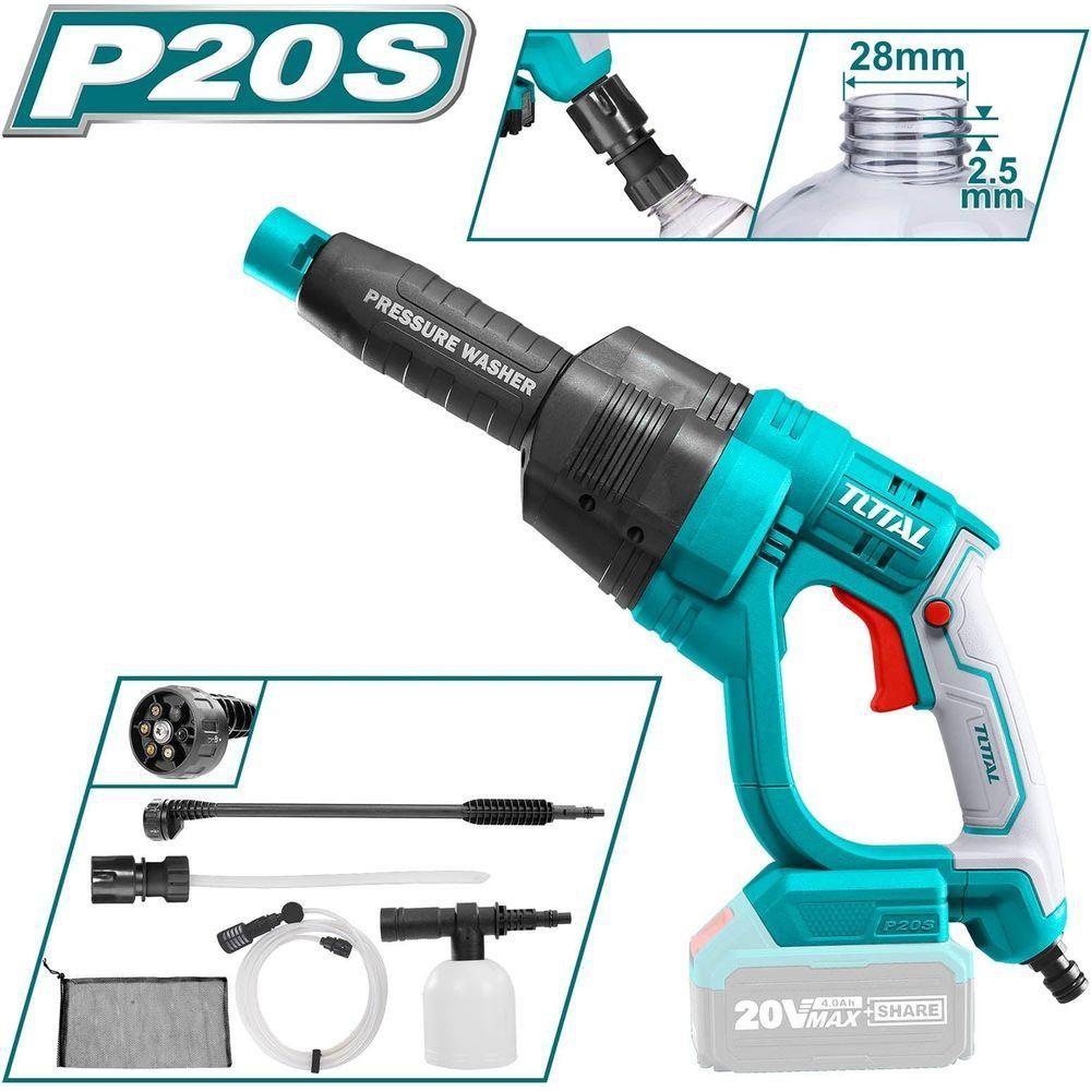 Total TPWLI2008 20V Cordless Pressure Washer (Bare) - KHM Megatools Corp. Total TPWLI2008 20V Cordless Pressure Washer (Bare) - KHM Megatools Corp.