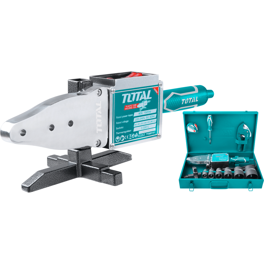 Total TT328151 Plastic Tube Welding Tool / Pipe Fusion Machine | Total by KHM Megatools Corp. Total TT328151 Plastic Tube Welding Tool / Pipe Fusion Machine | Total by KHM Megatools Corp.