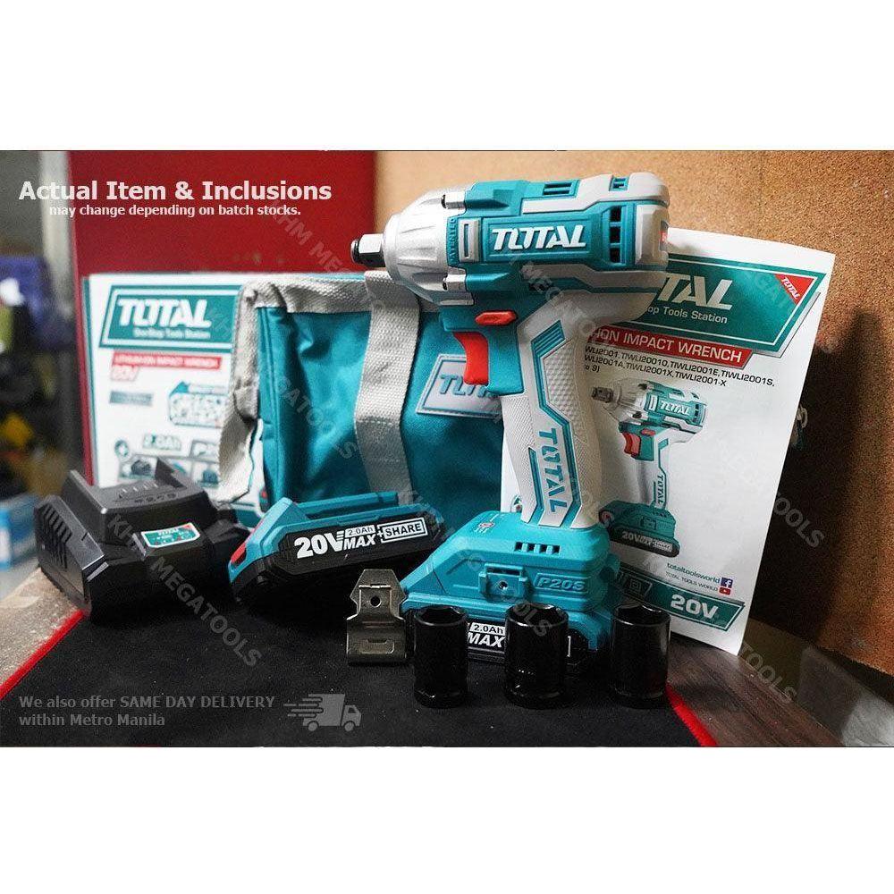 Total TIWLI2001 20V Cordless Impact Wrench - KHM Megatools Corp. Total TIWLI2001 20V Cordless Impact Wrench - KHM Megatools Corp.