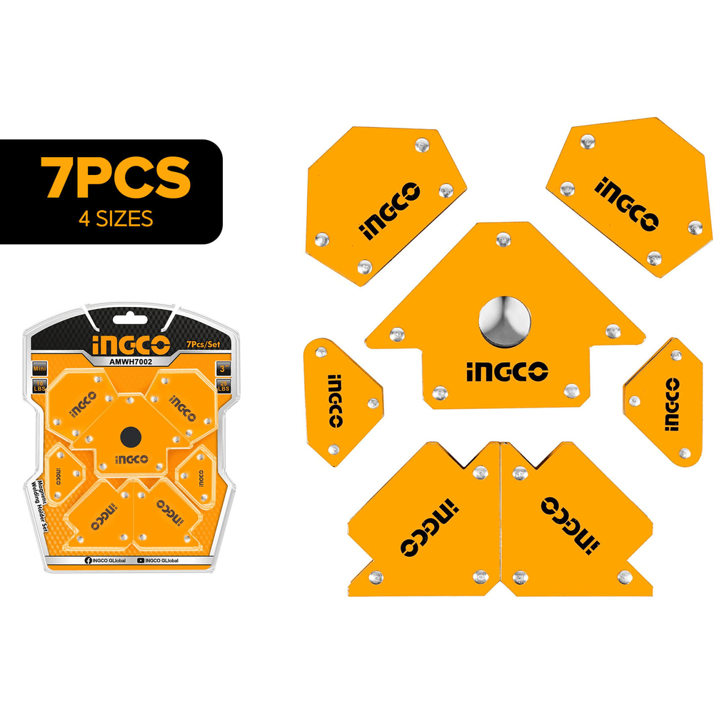 Ingco AMWH7002 Magnetic Welding Holder Set - KHM Megatools Corp. Ingco AMWH7002 Magnetic Welding Holder Set - KHM Megatools Corp.