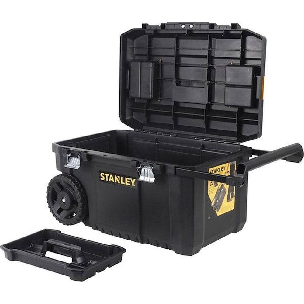 Stanley 80-150 Metal Latch Plastic Tool Box Trolley / Rolling Tool Chest (Essential) - KHM Megatools Corp. Stanley 80-150 Metal Latch Plastic Tool Box Trolley / Rolling Tool Chest (Essential) - KHM Megatools Corp.