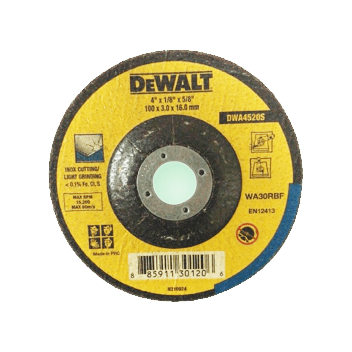 Dewalt DW4520S Cut Off Wheel 4" for Stainless Steel - KHM Megatools Corp.