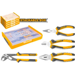 Ingco HKTV01P041 4pcs Plier Set with Case - KHM Megatools Corp.