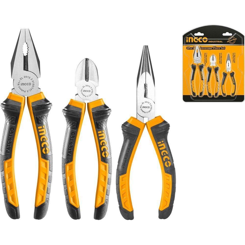 Ingco HKPS08318 3pcs Pliers Set - KHM Megatools Corp. Ingco HKPS08318 3pcs Pliers Set - KHM Megatools Corp.