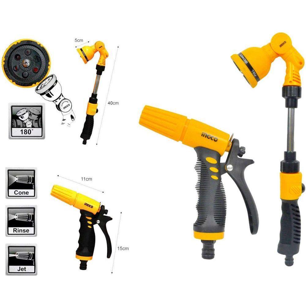 Ingco HWSK0201 2 pcs Watering Garden Nozzle Sprayer Kit - KHM Megatools Corp.
