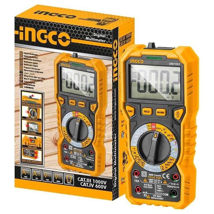 Ingco DM7502 Digital Multi Meter / Tester - KHM Megatools Corp.