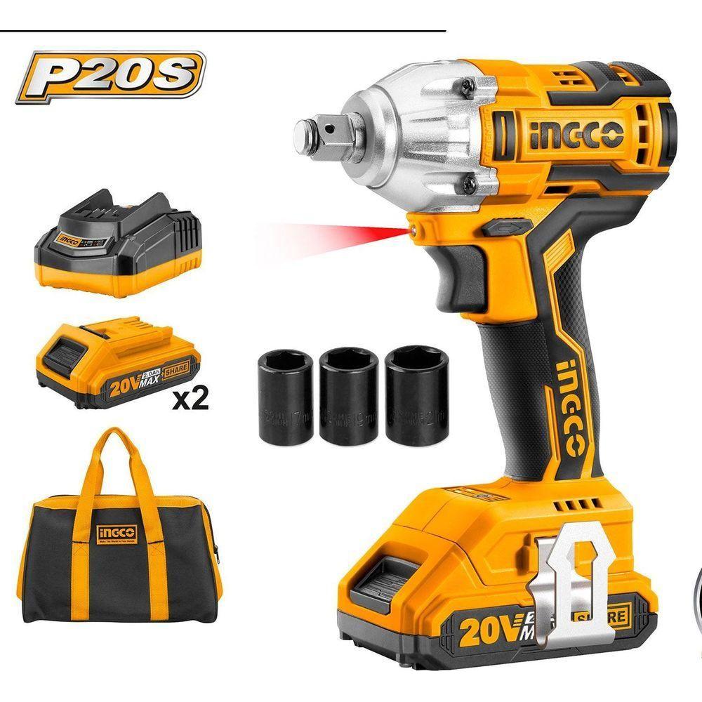 Ingco CIWLI2001 20V Cordless Li-Ion Impact Wrench 20V BL Motor - KHM Megatools Corp. Ingco CIWLI2001 20V Cordless Li-Ion Impact Wrench 20V BL Motor - KHM Megatools Corp.