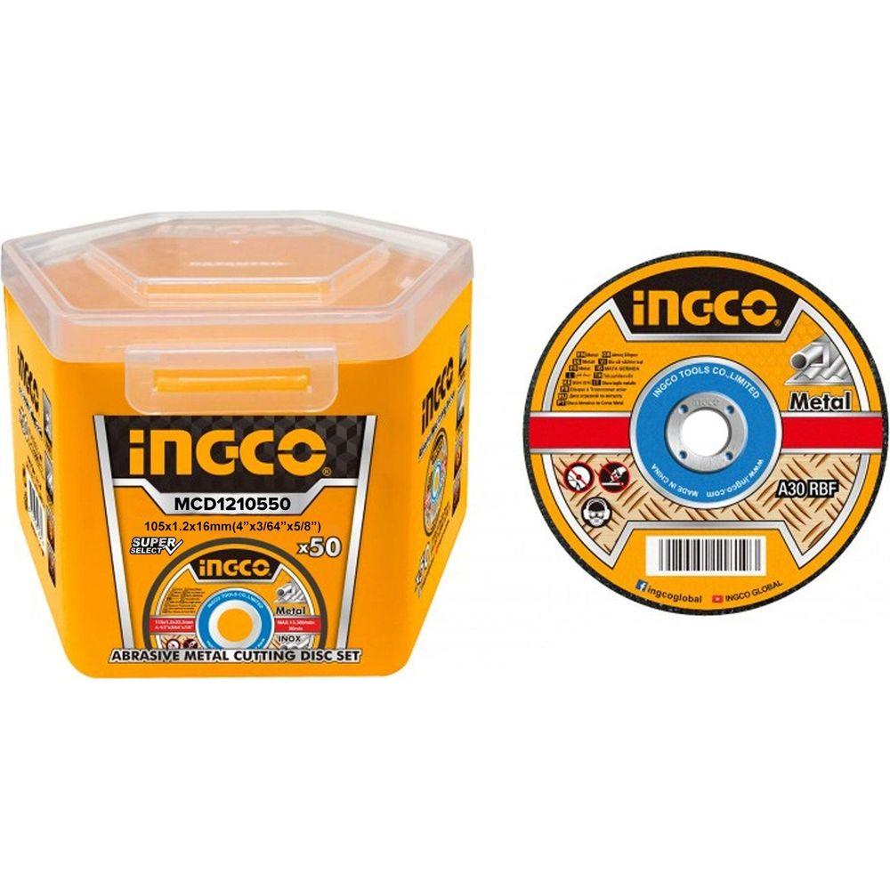 Ingco Abrasive Metal Cutting Disc Set - KHM Megatools Corp.