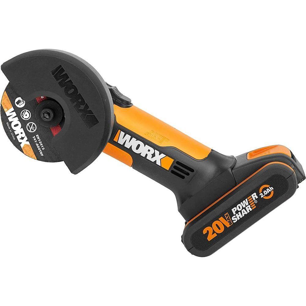 Worx WX801 20V Cordless Mini Angle Grinder 3" / Chopper | Worx by KHM Megatools Corp.