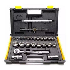 Stanley 86-478 1/2" Drive Socket Wrench Set 25pcs (1/4-1-1/4") - KHM Megatools Corp.