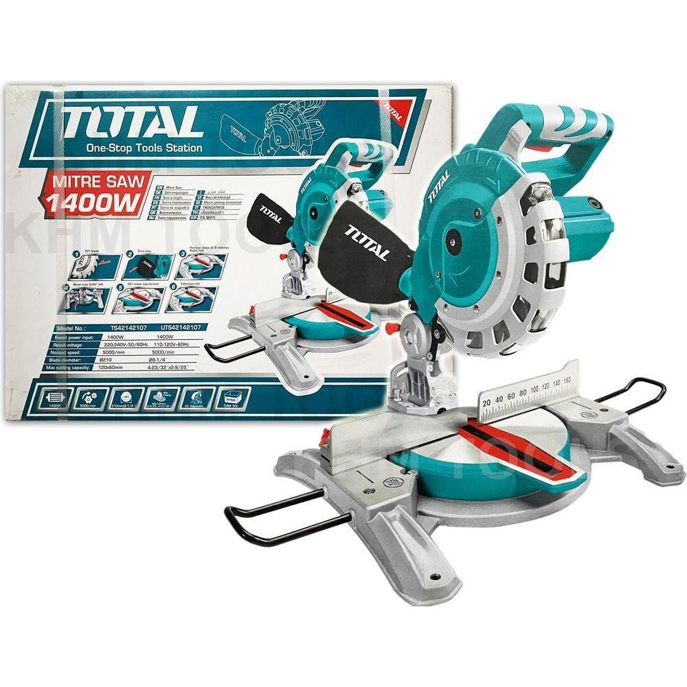 Total TS42142107 Miter Saw 8-1/4" 1400W | Total by KHM Megatools Corp. Total TS42142107 Miter Saw 8-1/4" 1400W | Total by KHM Megatools Corp.