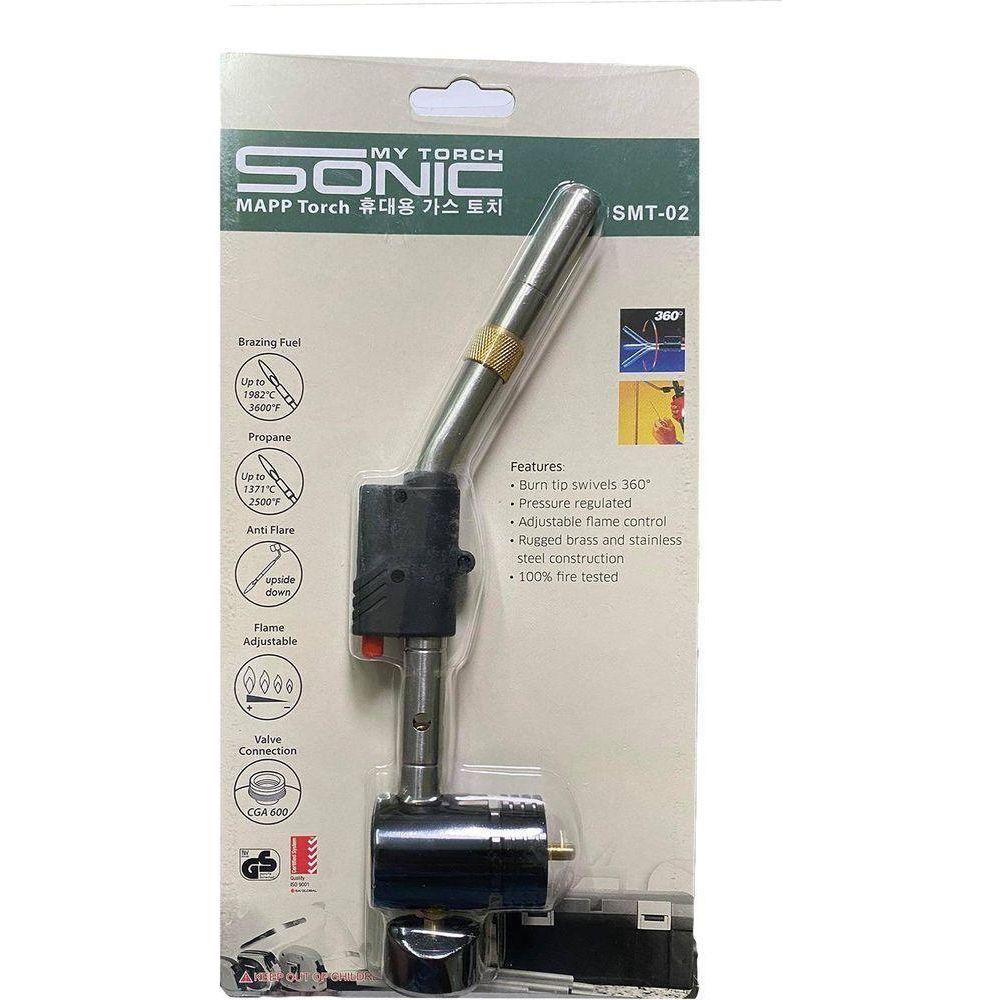 Sonic SMT-02 Industrial Mapp Gas Torch | Sonic by KHM Megatools Corp. Sonic SMT-02 Industrial Mapp Gas Torch | Sonic by KHM Megatools Corp.