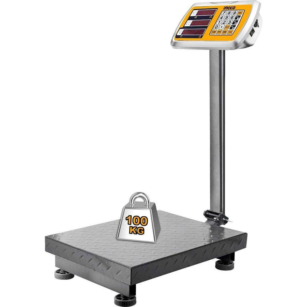 Ingco HESA31003 Electronic Weighing Scale 100kg - KHM Megatools Corp. Ingco HESA31003 Electronic Weighing Scale 100kg - KHM Megatools Corp.