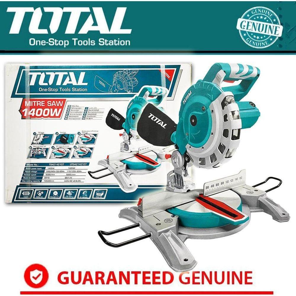 Total TS42142107 Miter Saw 8-1/4" 1400W | Total by KHM Megatools Corp. Total TS42142107 Miter Saw 8-1/4" 1400W | Total by KHM Megatools Corp.