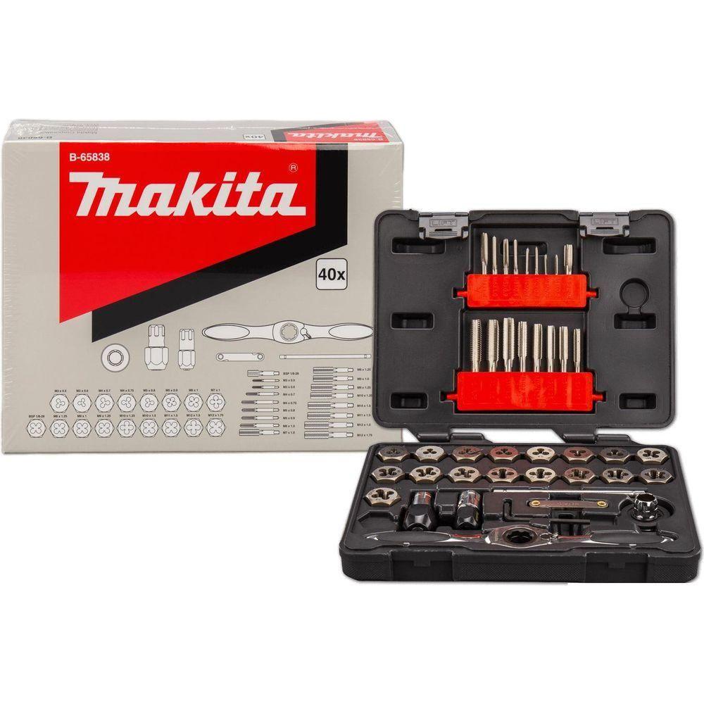 Makita B-65838 40pcs. Ratcheting Tap & Die Set - KHM Megatools Corp. Makita B-65838 40pcs. Ratcheting Tap & Die Set - KHM Megatools Corp.