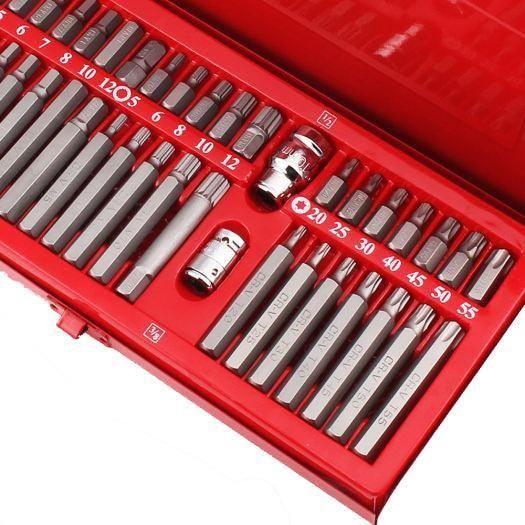 TBS-11026 40 pcs. Hexagonal Screw Bit Set (Long & Short with Socket) | Generic by KHM Megatools Corp. TBS-11026 40 pcs. Hexagonal Screw Bit Set (Long & Short with Socket) | Generic by KHM Megatools Corp.