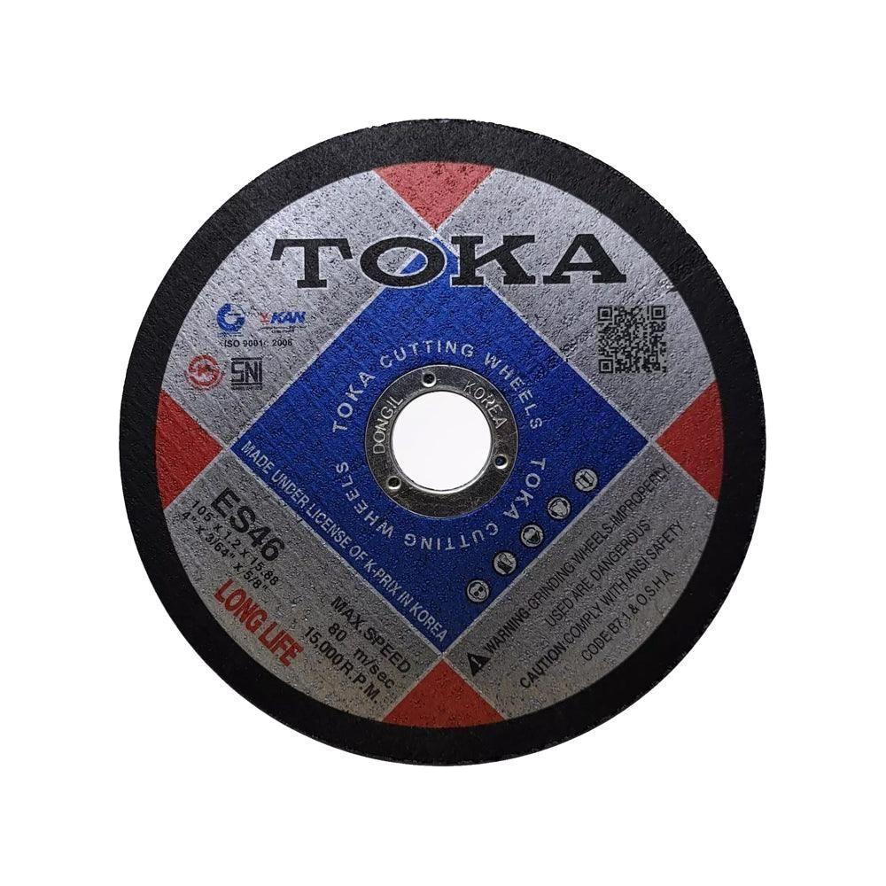 Toka ES46 Stainless Cut Off Wheel 4" (Super Thin) | Toka by KHM Megatools Corp. Toka ES46 Stainless Cut Off Wheel 4" (Super Thin) | Toka by KHM Megatools Corp.