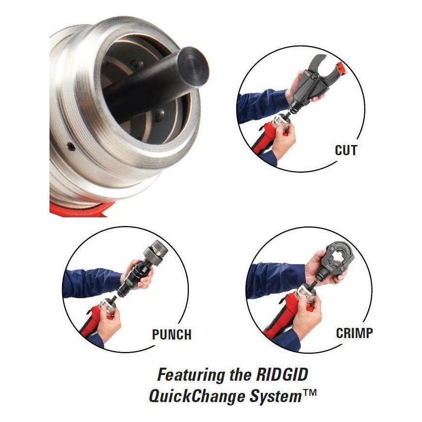 Ridgid RE 60 18V Cordless Hydraulic 3-in-1 Electrical Tool (Punch, Crimp, Cut) | Ridgid by KHM Megatools Corp. Ridgid RE 60 18V Cordless Hydraulic 3-in-1 Electrical Tool (Punch, Crimp, Cut) | Ridgid by KHM Megatools Corp.