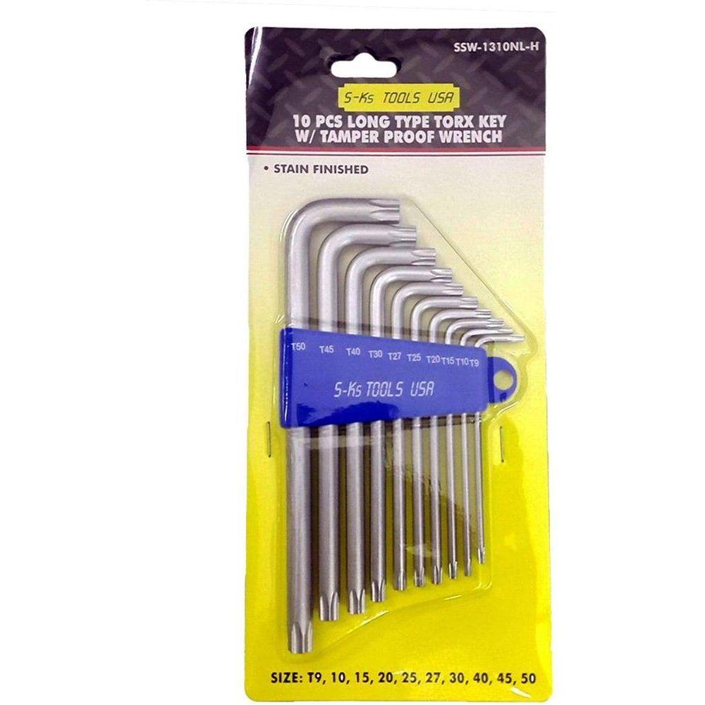 S-Ks(10pcs) Long Type Torx Key with Tamper Proof Wrench | SKS by KHM Megatools Corp. S-Ks(10pcs) Long Type Torx Key with Tamper Proof Wrench | SKS by KHM Megatools Corp.