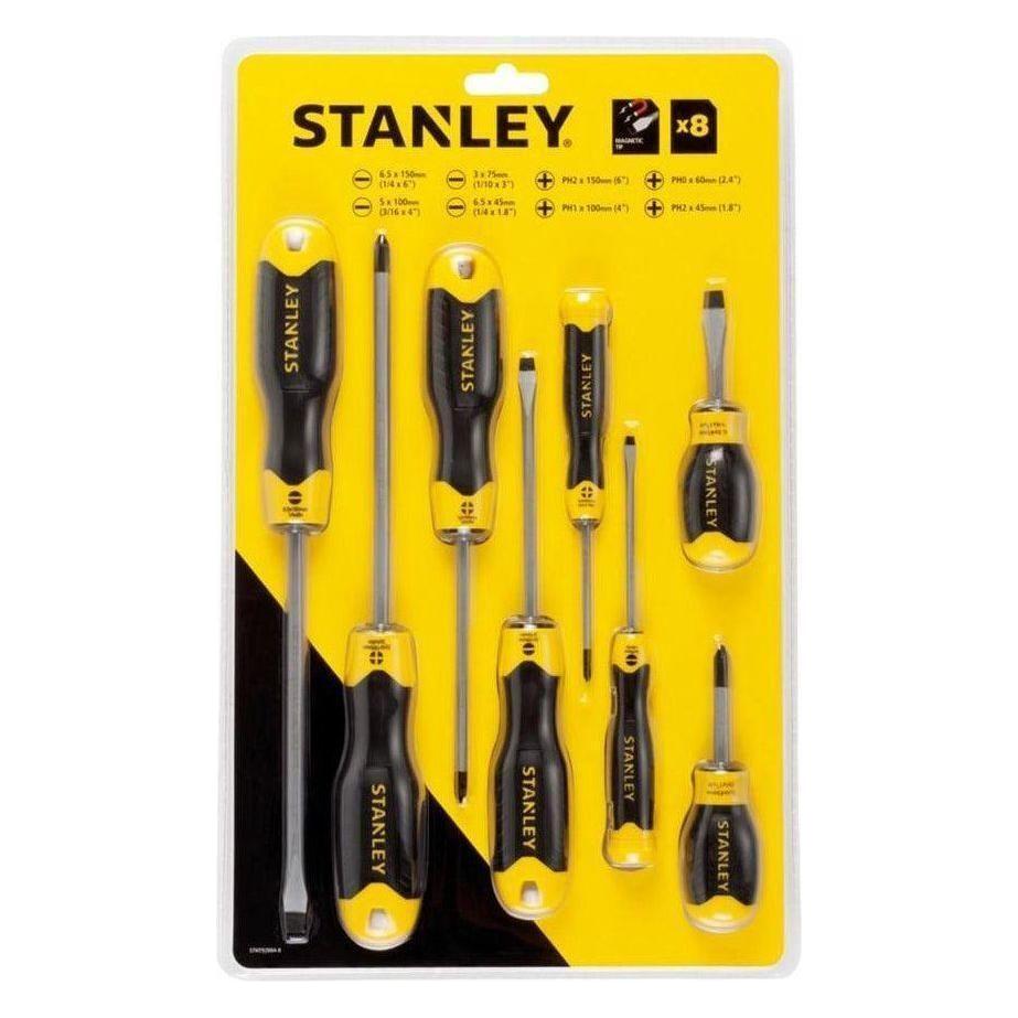 Stanley 92-004 (66-673) Cushion Grip Screwdriver Set 8pcs - KHM Megatools Corp. Stanley 92-004 (66-673) Cushion Grip Screwdriver Set 8pcs - KHM Megatools Corp.