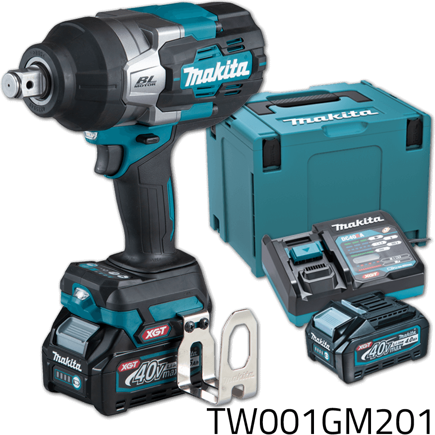 Makita TW001GM201 40V Cordless Impact Wrench 1800Nm XGT