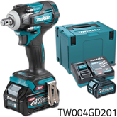 Makita TW004GD201 40V Cordless Impact Wrench (1/2" Drive) 320Nm XGT | Makita by KHM Megatools Corp.