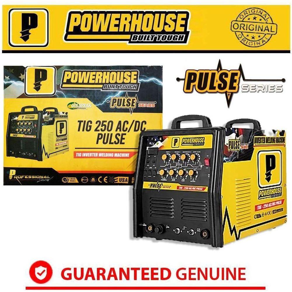 Powerhouse TIG250 PULSE 2in1 (TIG/MMA) AC/DC Inverter Welding Machine - Goldpeak Tools PH Powerhouse Powerhouse TIG250 PULSE 2in1 (TIG/MMA) AC/DC Inverter Welding Machine - Goldpeak Tools PH Powerhouse