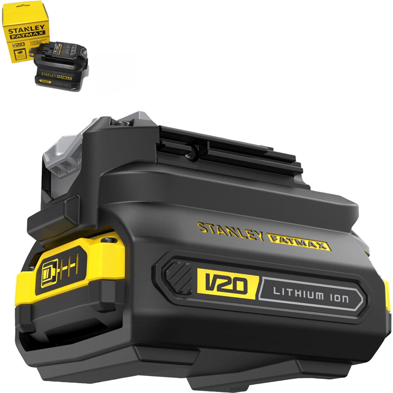 Stanley SBA100 20V Battery Adapter - KHM Megatools Corp. Stanley SBA100 20V Battery Adapter - KHM Megatools Corp.