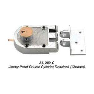 Amerilock AL Jimmy Proof Deadlock Night Latch Door Lock | Amerilock by KHM Megatools Corp.