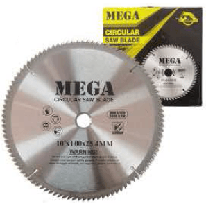 Megatools TCT10 Circular Saw Blade 10" x 100T for Aluminum - KHM Megatools Corp. Megatools TCT10 Circular Saw Blade 10" x 100T for Aluminum - KHM Megatools Corp.