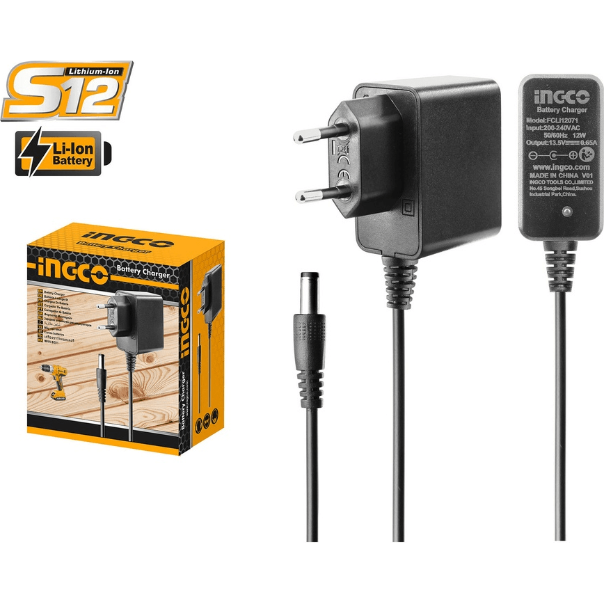 Ingco FCLI12071 12V Battery Charger (S12) - KHM Megatools Corp. Ingco FCLI12071 12V Battery Charger (S12) - KHM Megatools Corp.