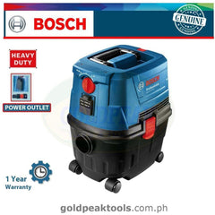 Bosch GAS 15 PS Wet & Dry Vacuum (With Power Outlet) - Goldpeak Tools PH Bosch