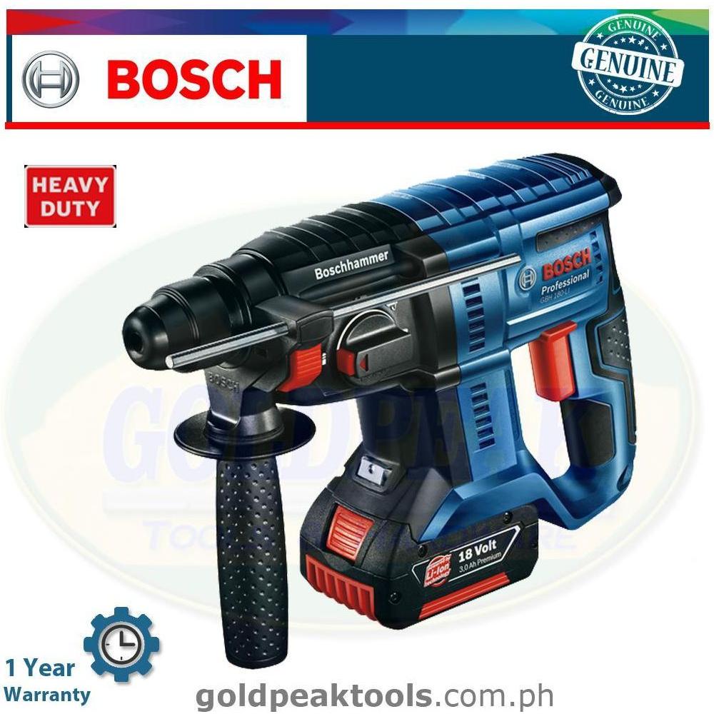Bosch GBH 180-Li Cordless Rotary Hammer (Bare) - Goldpeak Tools PH Bosch