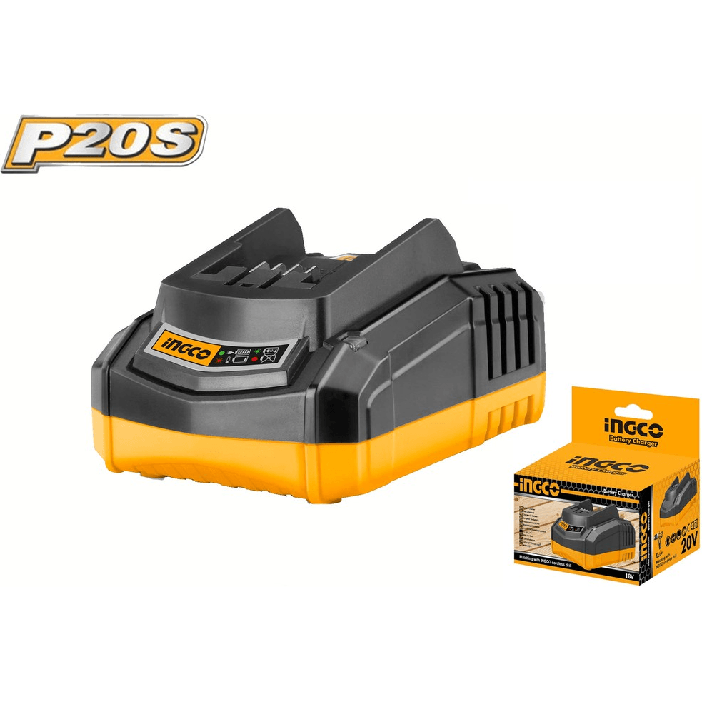 Ingco FCLI2001 20V Battery Charger 2A (P20S) - KHM Megatools Corp. Ingco FCLI2001 20V Battery Charger 2A (P20S) - KHM Megatools Corp.