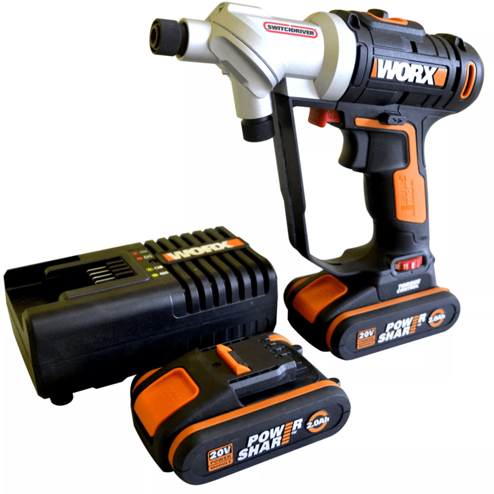 Worx WX176.3 20V Cordless 2in1 Switch Drill Impact Driver