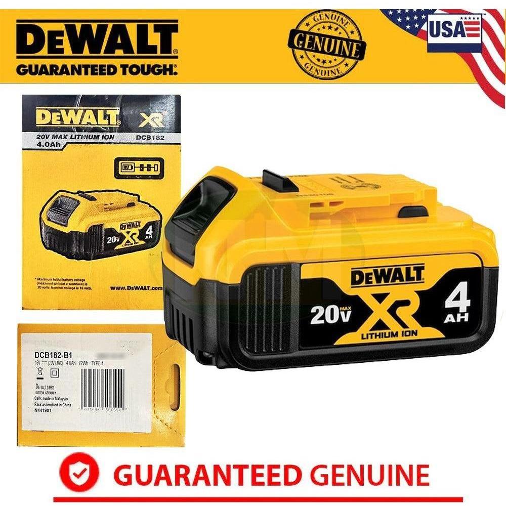 Dewalt DCB182 18V-20V Max Lithium Ion Battery (4.0Ah) - KHM Megatools Corp. Dewalt DCB182 18V-20V Max Lithium Ion Battery (4.0Ah) - KHM Megatools Corp.