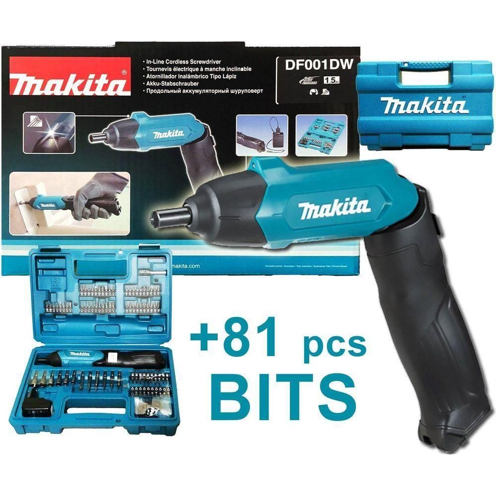 Makita Df001dw Screwdriver Set Makita Makita DF001DW Li-Ion