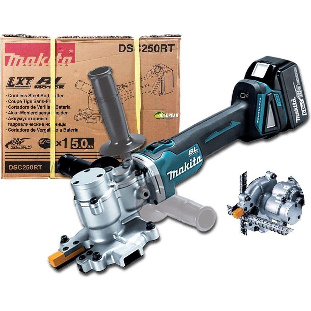 Makita DSC250RT 18V Cordless Brushless Steel Rod Bar Cutter (LXT-Series) - Goldpeak Tools PH Makita Makita DSC250RT 18V Cordless Brushless Steel Rod Bar Cutter (LXT-Series) - Goldpeak Tools PH Makita