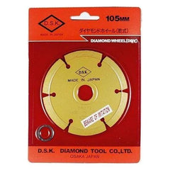 DSK Japan DSGD-4 Diamond Cut Off Wheel 4" (Dry) - Goldpeak Tools PH DSK